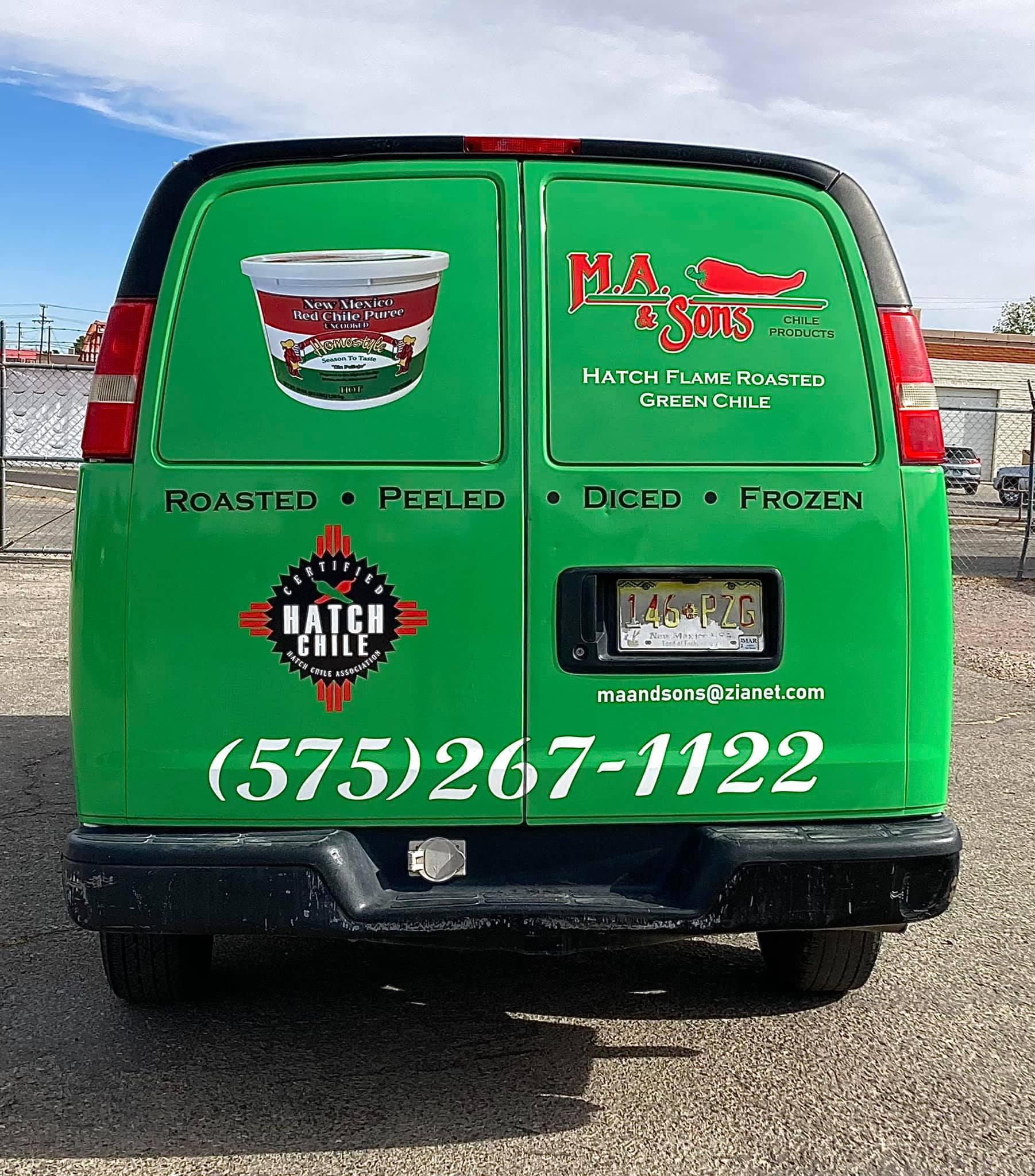 MA Sons van wrap angle
