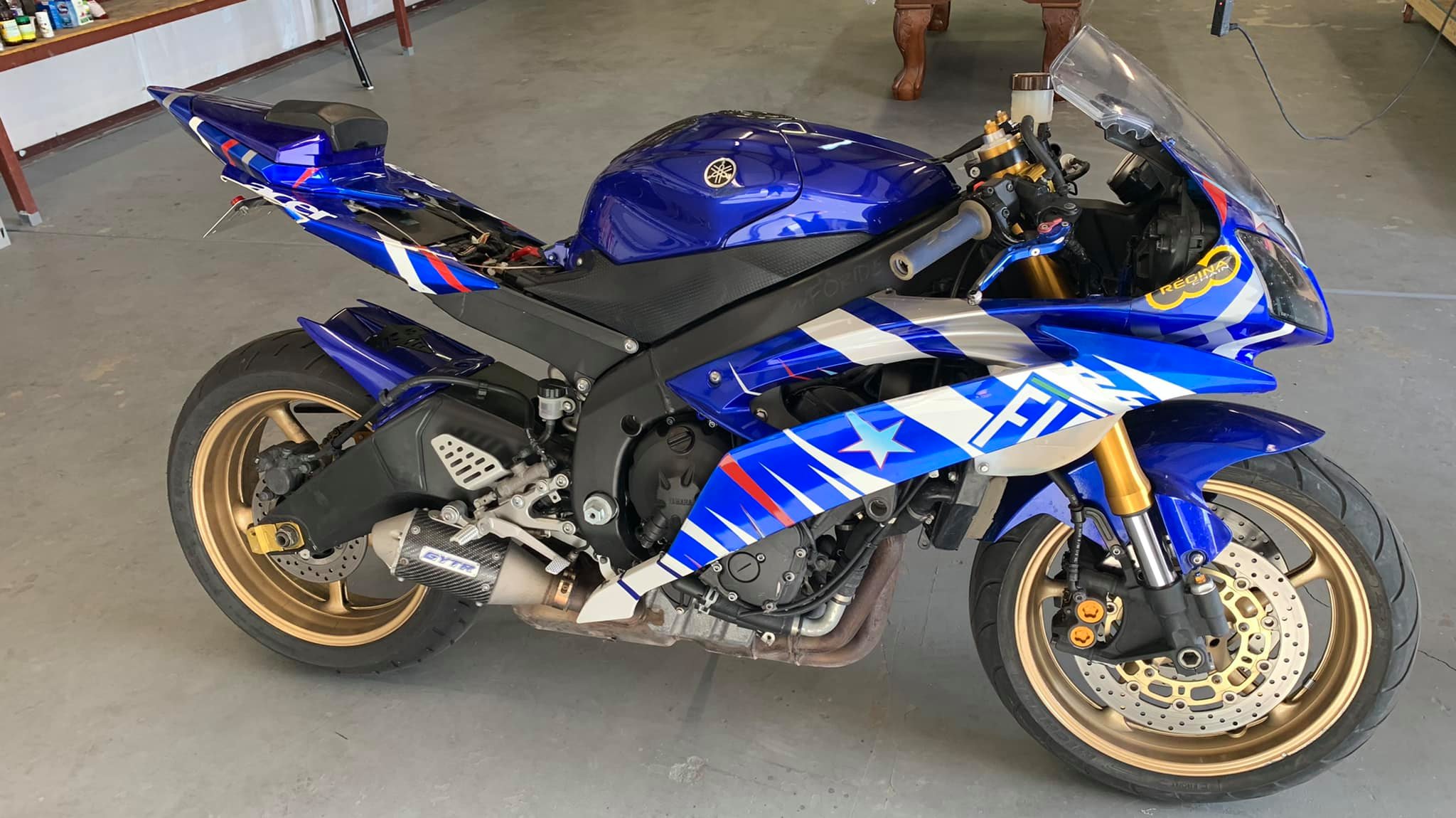 Motorcycle before color change