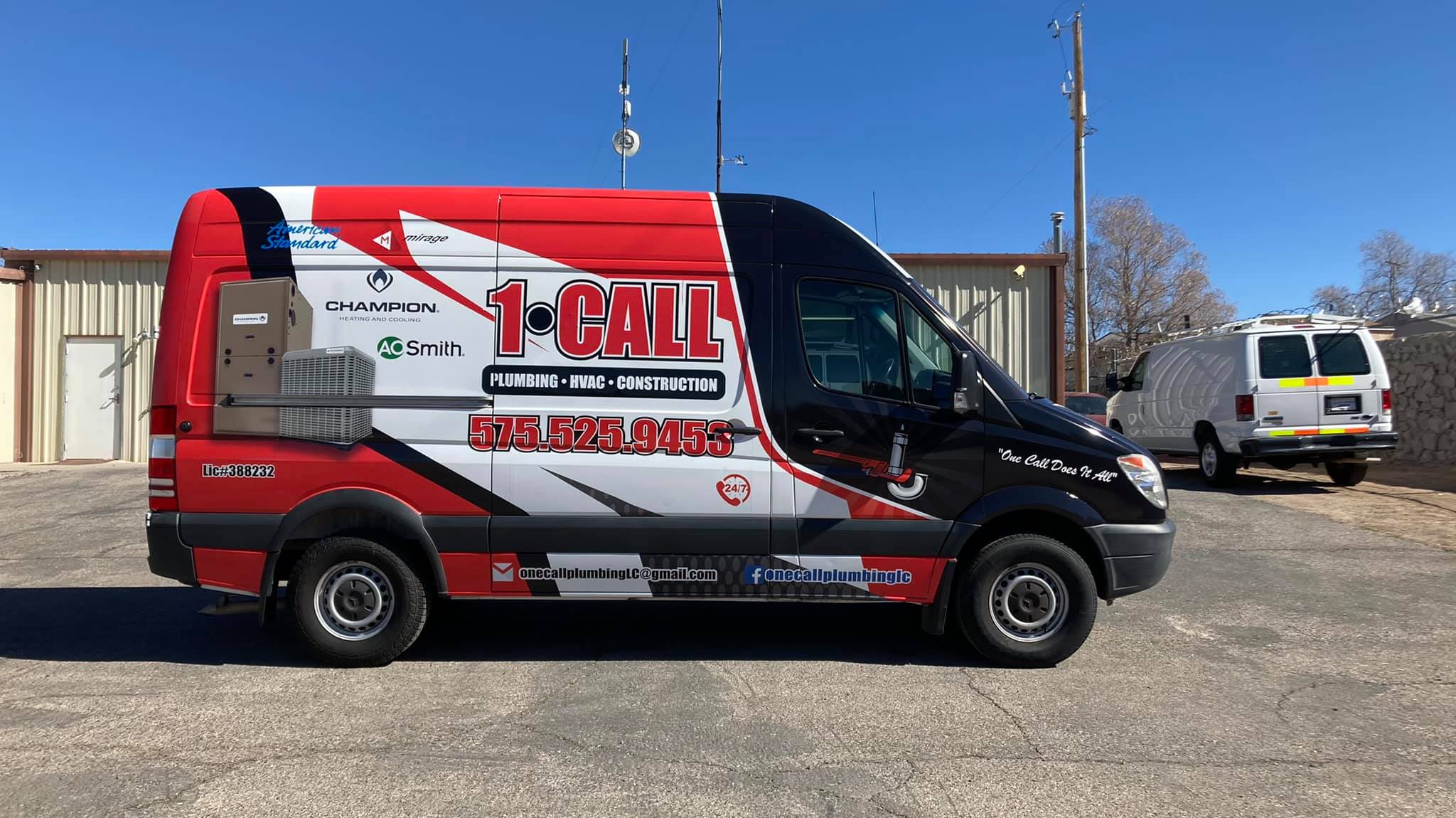 1-Call large van wrap