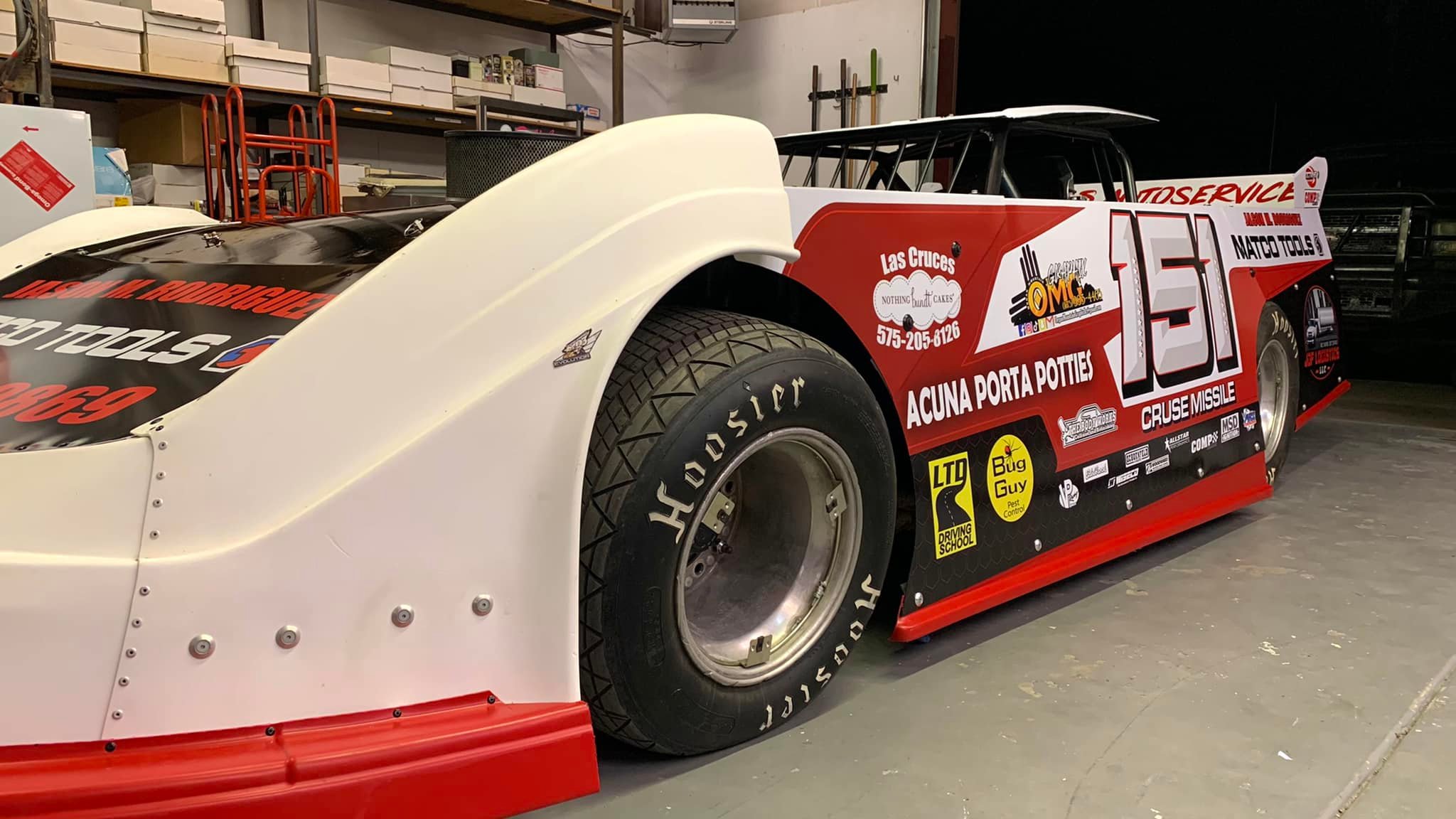 Race car livery view
