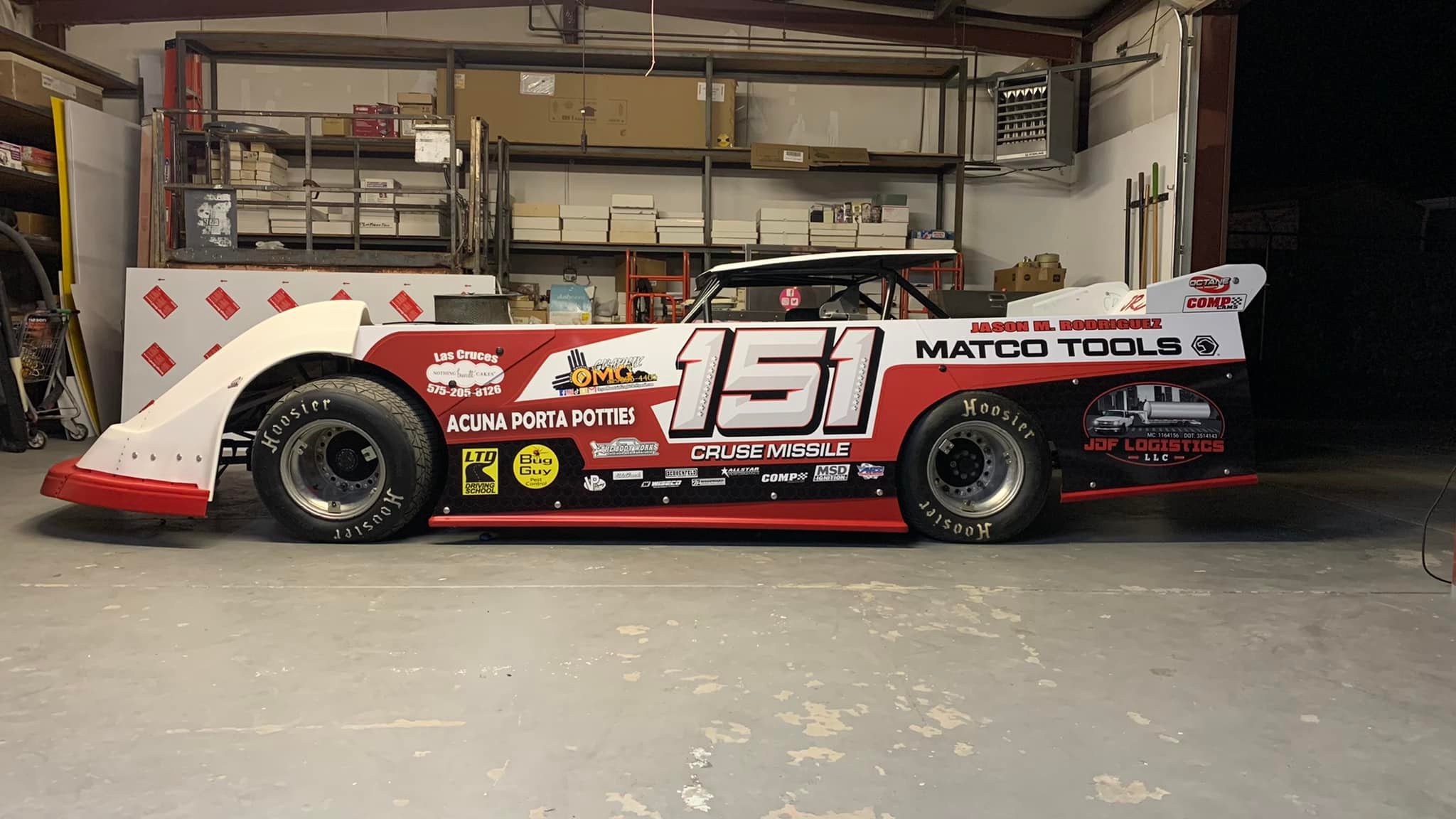 Race car livery view